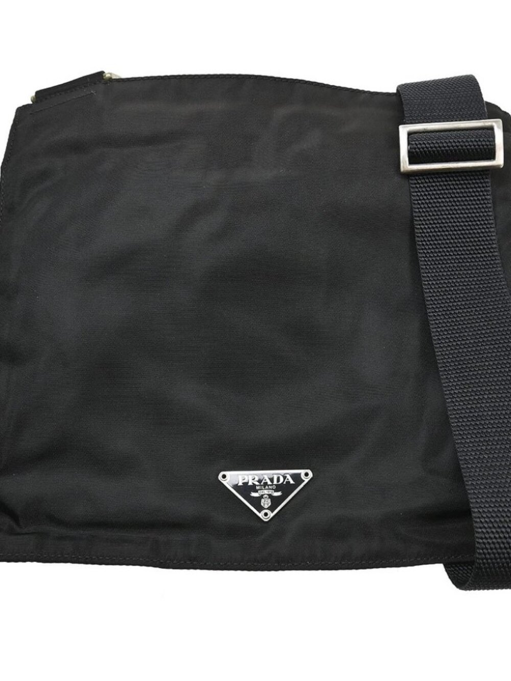 Prada Black Nylon Shoulder Bag